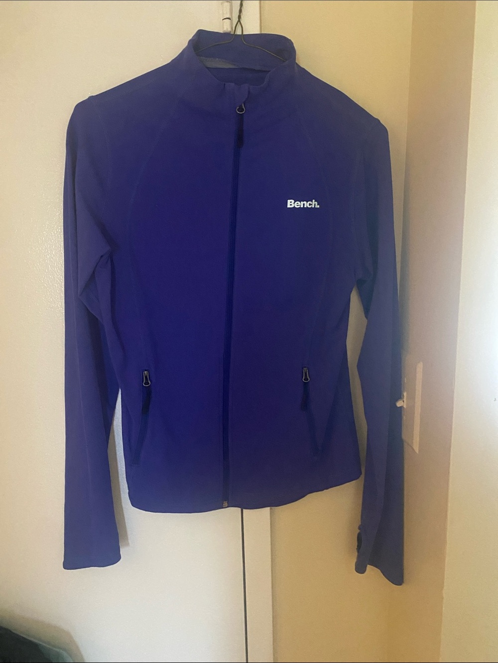 Bench Women's Royal Blue Full-Zip Utility Jacket